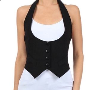 Lipstick halter vest